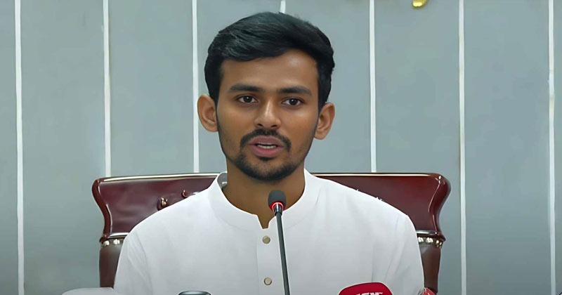 যুব ও ক্রীড়া এবং স্থানীয় সরকার মন্ত্রণালয়ের উপদেষ্টা আসিফ মাহমুদ সজীব ভূঁইয়া