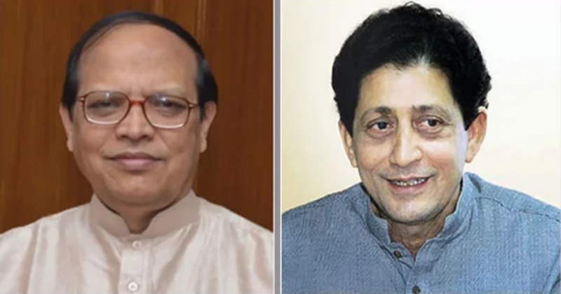 সাবেক গভর্নর আতিউর রহমান ও জনতা ব্যাংকের সাবেক চেয়ারম্যান আবুল বারাকাত, ছবি: সংগৃহীত
