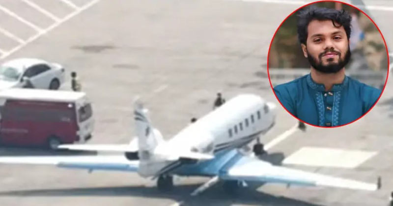 হাদিকে নিয়ে সিঙ্গাপুরের পথে এয়ার অ্যাম্বুলেন্স