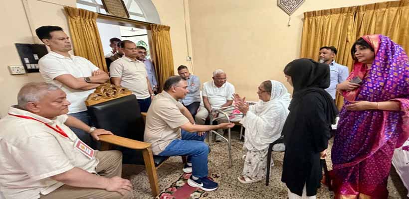 সাবেক এমপি ও মায়ের ঘনিষ্ঠ সহচর খালেদা রাব্বানীকে দেখতে গেলেন প্রধানমন্ত্রী